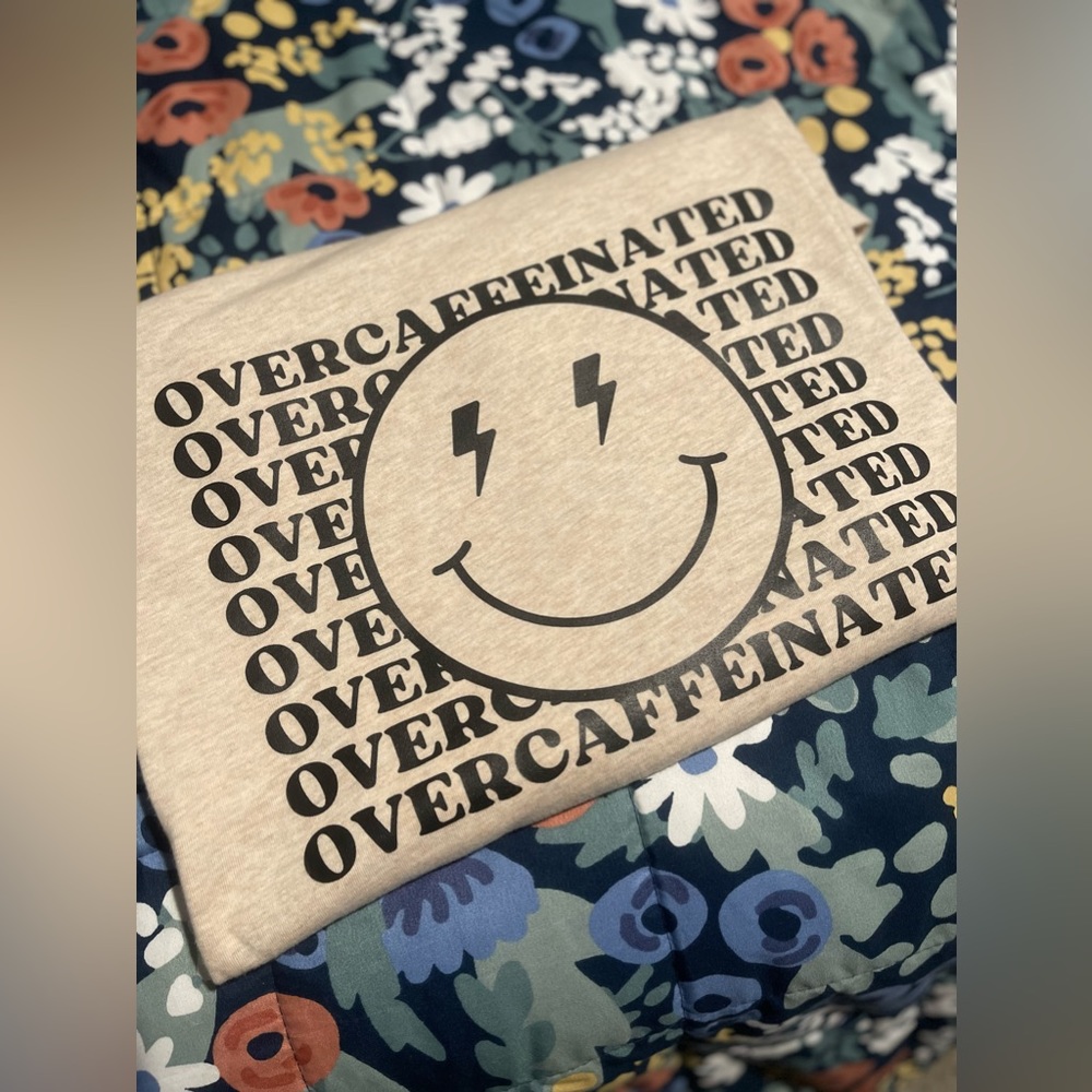 Nwt over caffeinated long sleeve